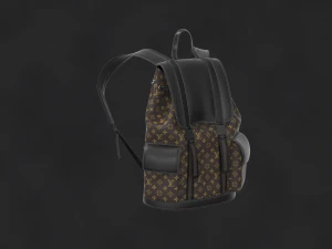 Louis Vuitton BackPack OBJ mtl FBX ZPRJ 3D Model