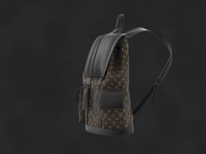 Louis Vuitton BackPack OBJ mtl FBX ZPRJ 3D Model