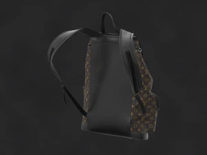 Louis Vuitton BackPack OBJ mtl FBX ZPRJ 3D Model