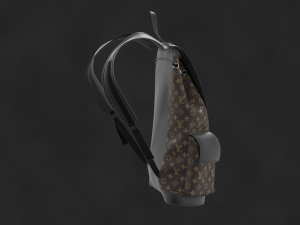 Louis Vuitton BackPack OBJ mtl FBX ZPRJ 3D मॉडल