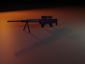 Sniper-rifle Modelo 3D