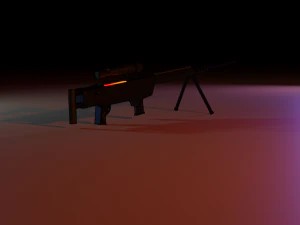 Sniper-rifle 3D Model