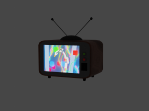Old rgb tv 3D Model