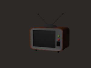 Old rgb tv 3D Model
