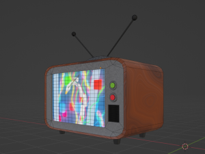 Old rgb tv 3D Model
