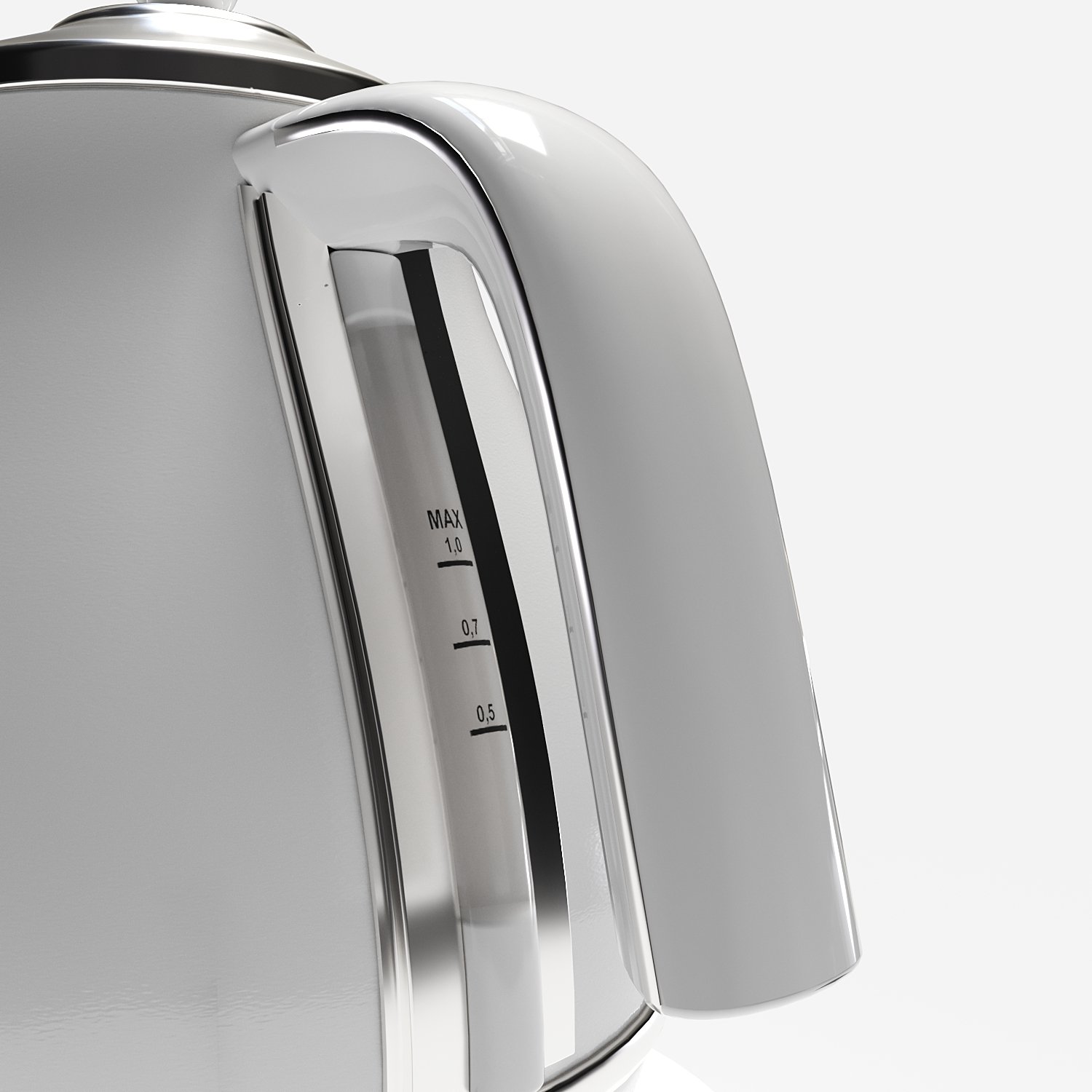 Kettle Delongi KBOE1230J-W 3D Model in Household Appliances 3DExport
