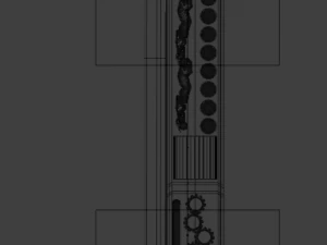 Steam-punk sword 3D Model