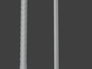 Blue katana Modèle 3D