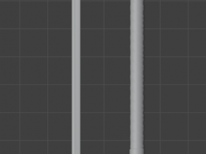 Blue katana Modèle 3D