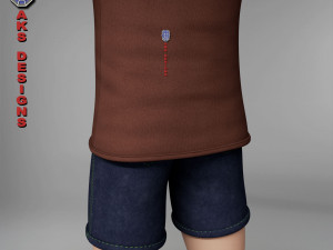 Cartoon boy 4 3D 模型