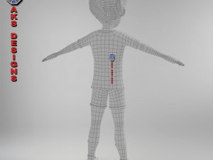 Cartoon boy 4 3D 模型