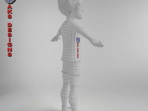 Cartoon boy 4 3D 模型