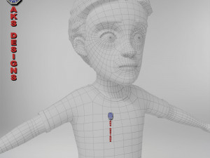 Cartoon boy 4 3D 模型