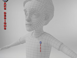 Cartoon boy 4 3D 模型