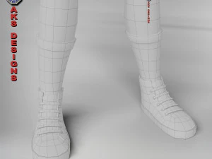 Cartoon boy 4 3D Model
