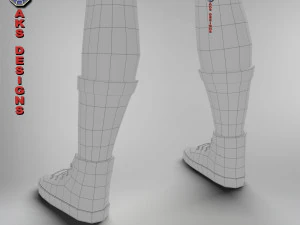 Cartoon boy 4 3D Model