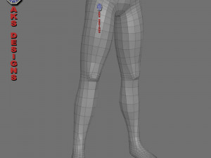 Cartoon boy body v6 Modelo 3D