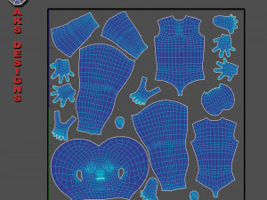 Cartoon boy body v6 Modelo 3D