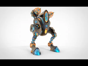 皮普机器人 3D 模型