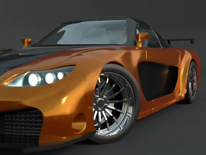 Mazda Rx7 Veilside 3D Model