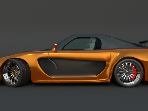 Mazda Rx7 Veilside Model 3D