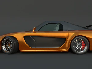 Mazda Rx7 Veilside 3D Model
