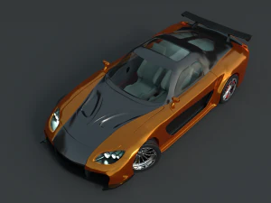 Mazda Rx7 Veilside 3D Model