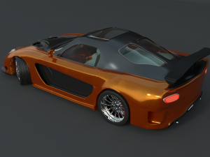 Mazda Rx7 Veilside Model 3D