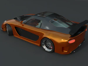 Mazda Rx7 Veilside 3D Model