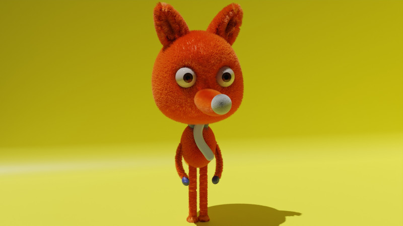 Fox 3Dモデル .c4d .max .obj .3ds .fbx .stl .blend