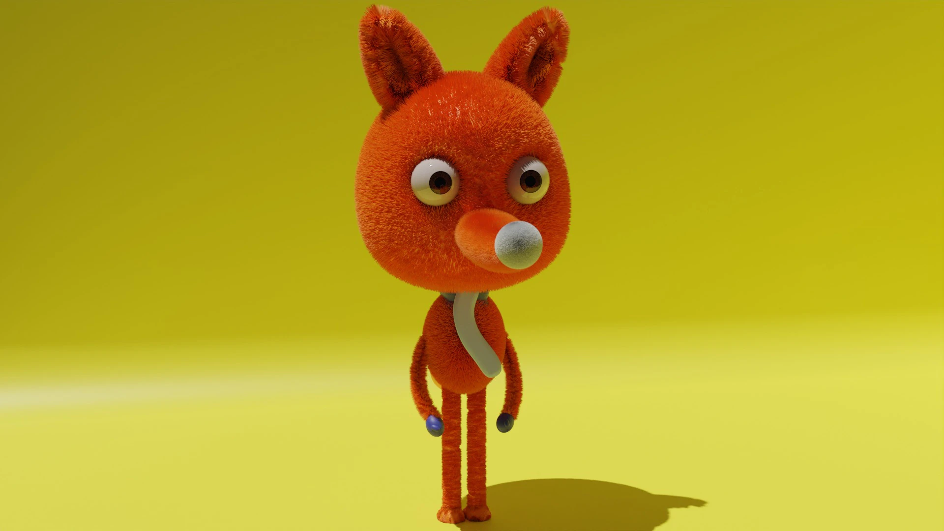 Fox 3D Model .c4d .max .obj .3ds .fbx .stl .blend 