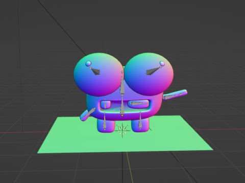 3D Cute Monster cartoon 3D 모델