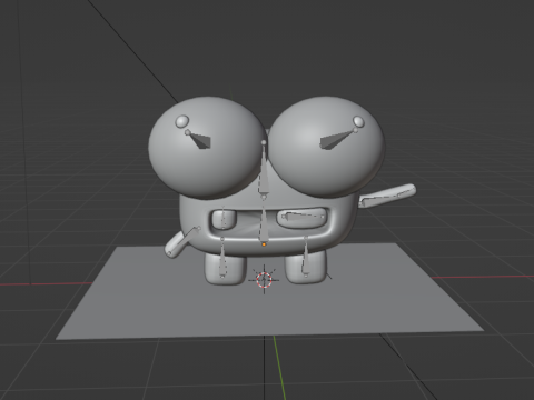3D Cute Monster cartoon 3D 모델