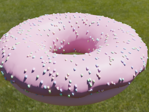 Donut 3D Model