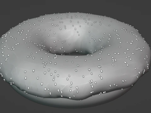 Rosquinha Modelo 3D