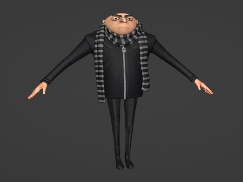 Gru 3D Model