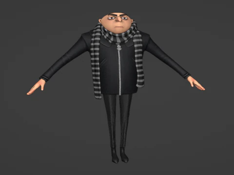 Gru 3D Model