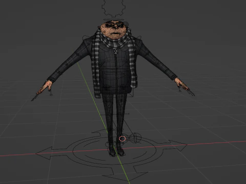 Gru 3D Model