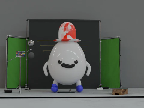 Mushroom 3D 3D Model