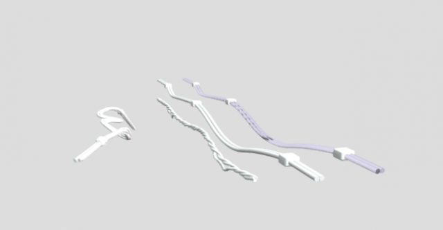 Wires - pack untextureds 3D Model .c4d .max .obj .3ds .fbx .stl .blend 