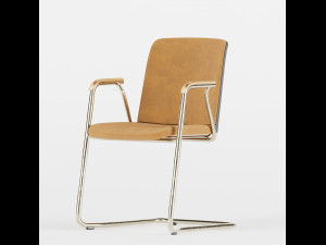 Lively Visitor Chair 3D Model