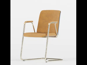 Lively Visitor Chair 3D Model