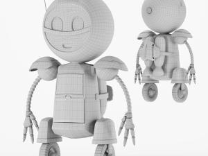 Cartoonrobot 3D-Modell