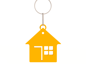 Keychain trinket house Modelo 3D