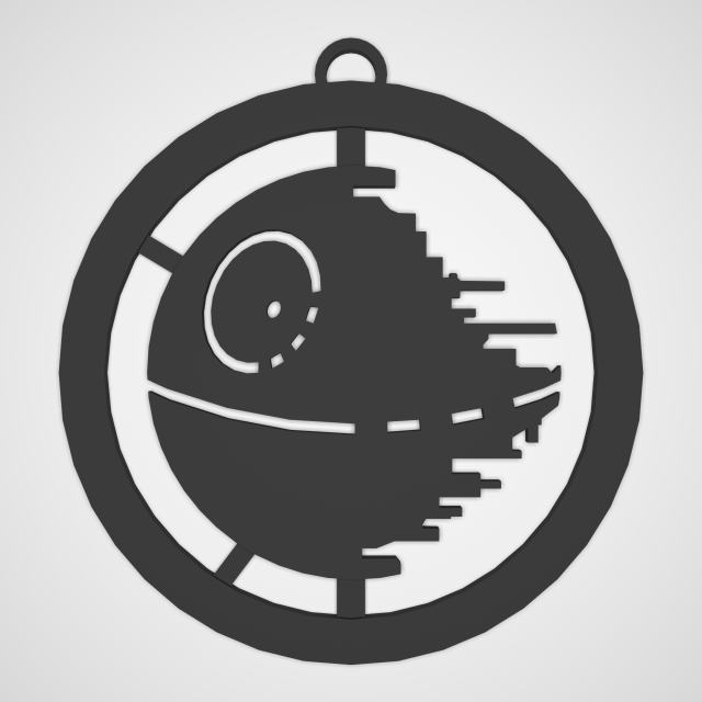 Deathstar 2 Model 3D .c4d .max .obj .3ds .fbx .stl .blend 