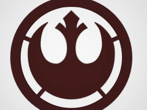 Chaveiro com sinal rebelde Modelo 3D