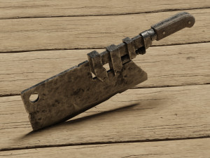 Cleaver made from a wrench Modello 3D