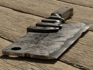 Cleaver made from a wrench Modello 3D
