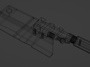 Cleaver made from a wrench Modello 3D