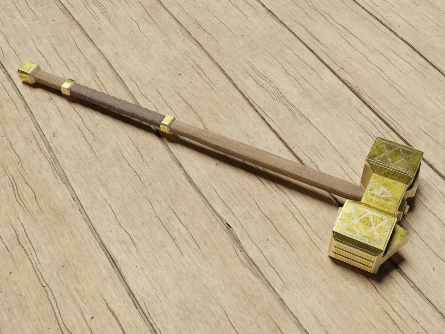 Martelo sagrado Modelo 3D .c4d .max .obj .3ds .fbx .stl .blend